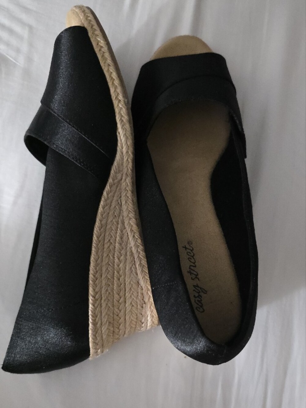 Easy StreetEasy Street Jasper Women's Wedge Sandals 11 Exrta Wide - Picture 6 of 7